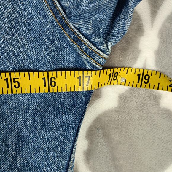 Vintage Levis Denim Trucker Jacket Men Small Blue Type 3 Made USA 80s - Picture 5 of 15